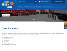 Tablet Screenshot of dovertruckpark.com